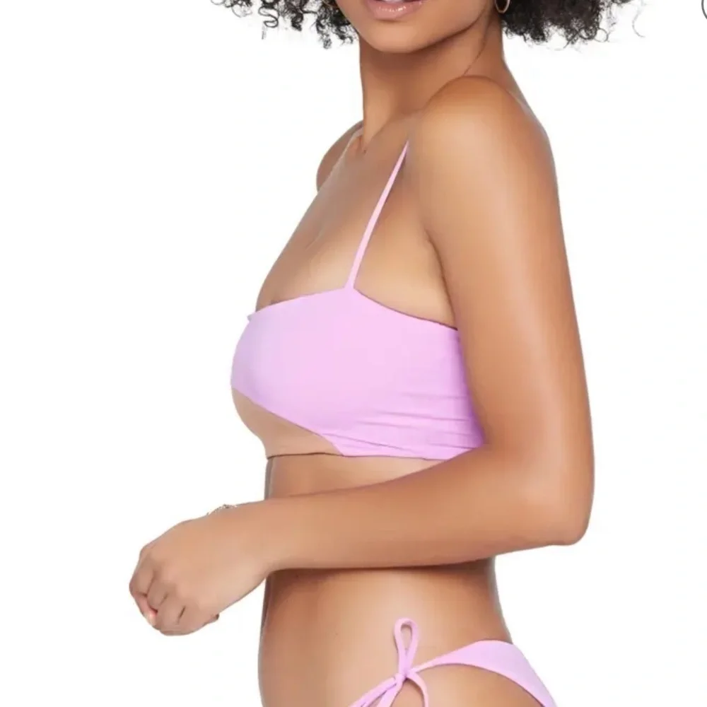 𝅺NWT L*SPACE Ari Bandeu Bikini Top Rosebud Putty